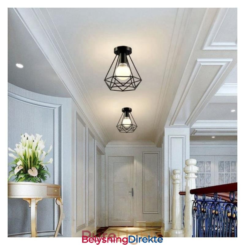 Diamantformet Innfelt Taklampe