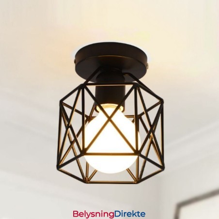 Metallbur Innfelt Taklampe