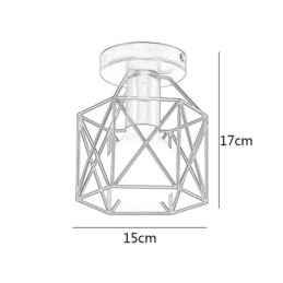 Metallbur Innfelt Taklampe