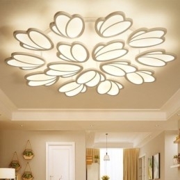 Moderne Innfelt Taklampe Tulip Dekorativ Belysning