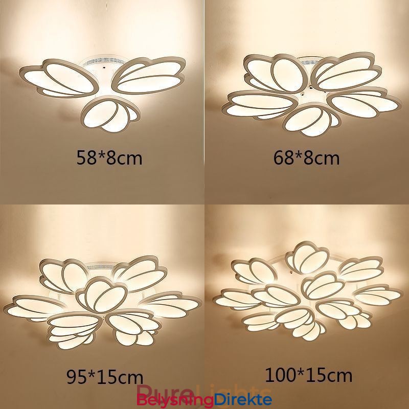 Moderne Innfelt Taklampe Tulip Dekorativ Belysning