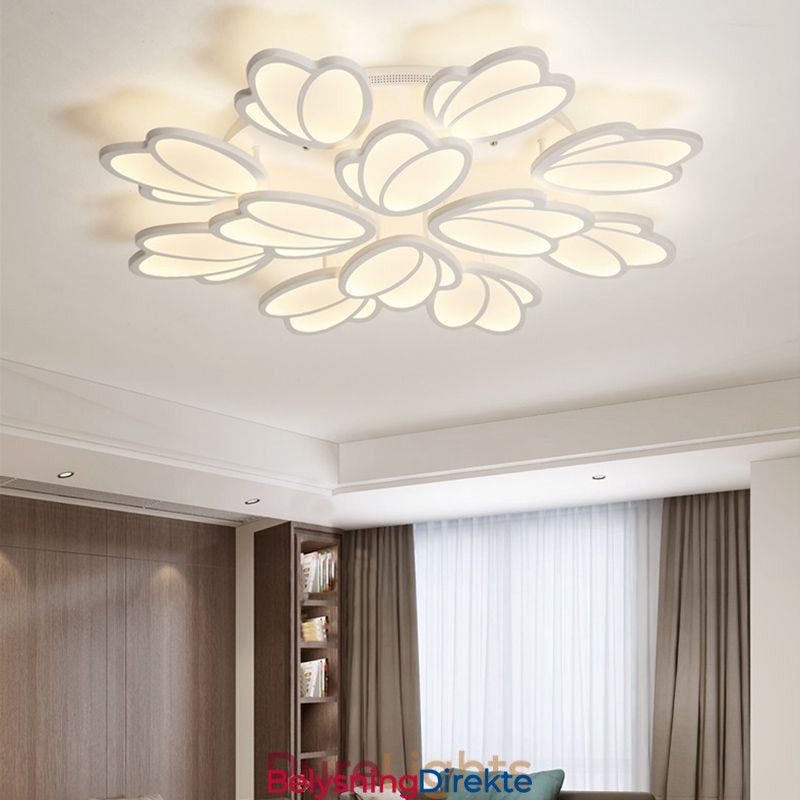 Moderne Innfelt Taklampe Tulip Dekorativ Belysning