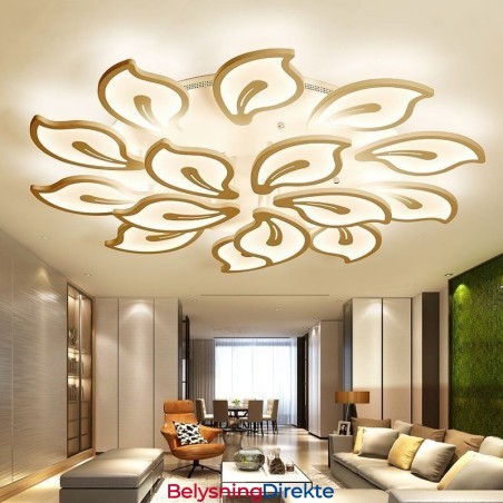 Kreativ Taklampe Med Petal-Motiv