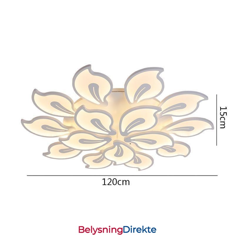 Kreativ Taklampe Med Petal-Motiv