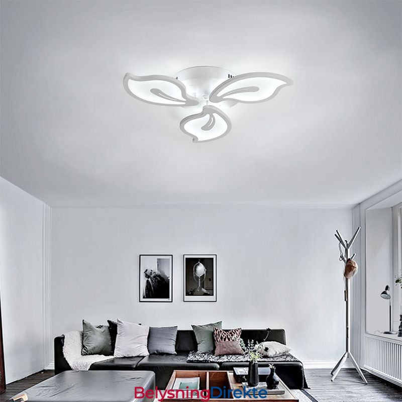 Kreativ Taklampe Med Petal-Motiv