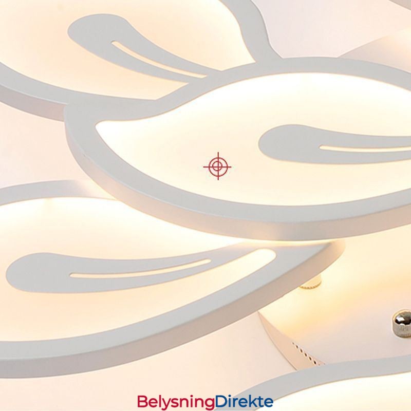 Kreativ Taklampe Med Petal-Motiv