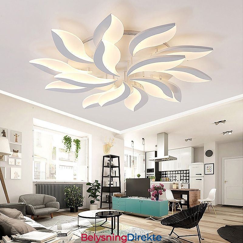 Akrylblomstrende Taklampe Med Innfelt Tak