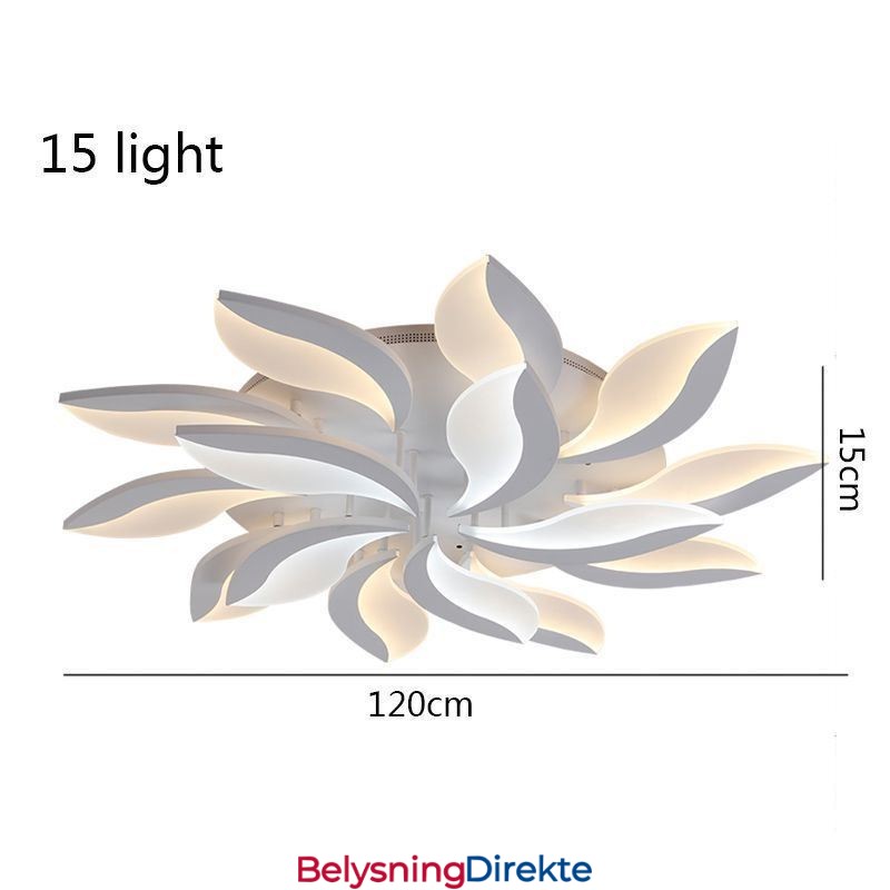Akrylblomstrende Taklampe Med Innfelt Tak