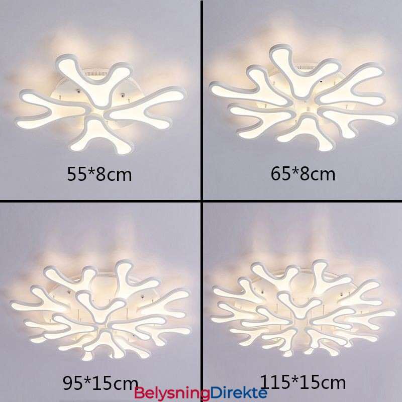 Taklampe I Akryl Med Gevir, Innfelt Montering