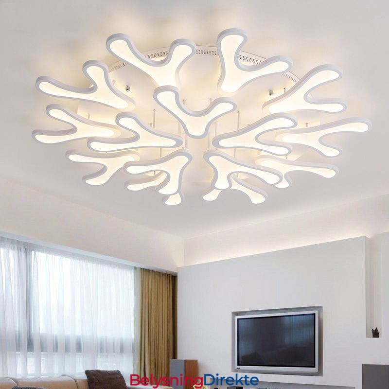 Taklampe I Akryl Med Gevir, Innfelt Montering