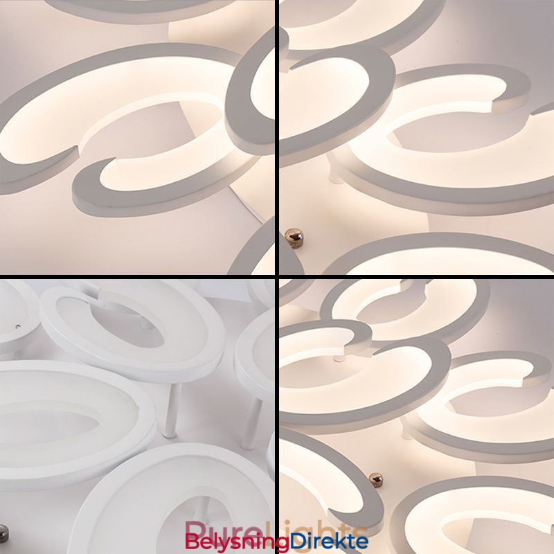 Kronbladformet Innfelt Taklampe