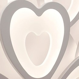 Hjerteformet Kronbladslampe I Takmontering