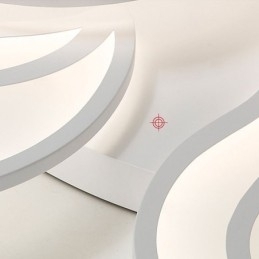 Taklampe I Akryl Med Blomstermotiv