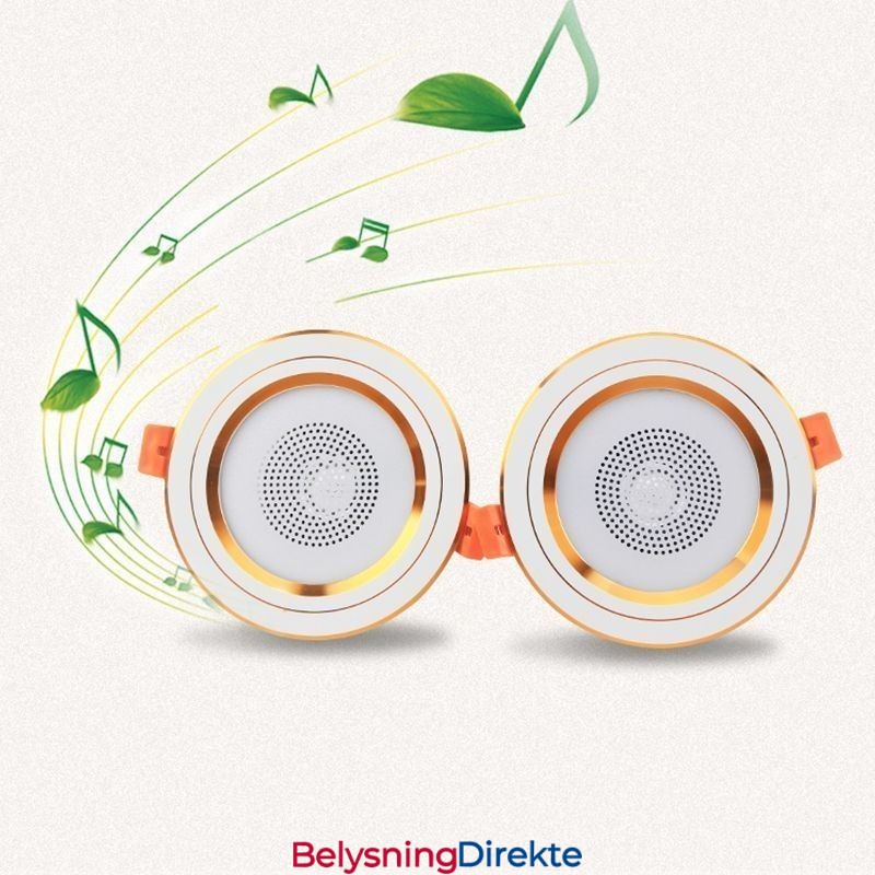 Downlight Bluetooth-Høyttalerlampe For Mobiltelefon Smart Taklampe