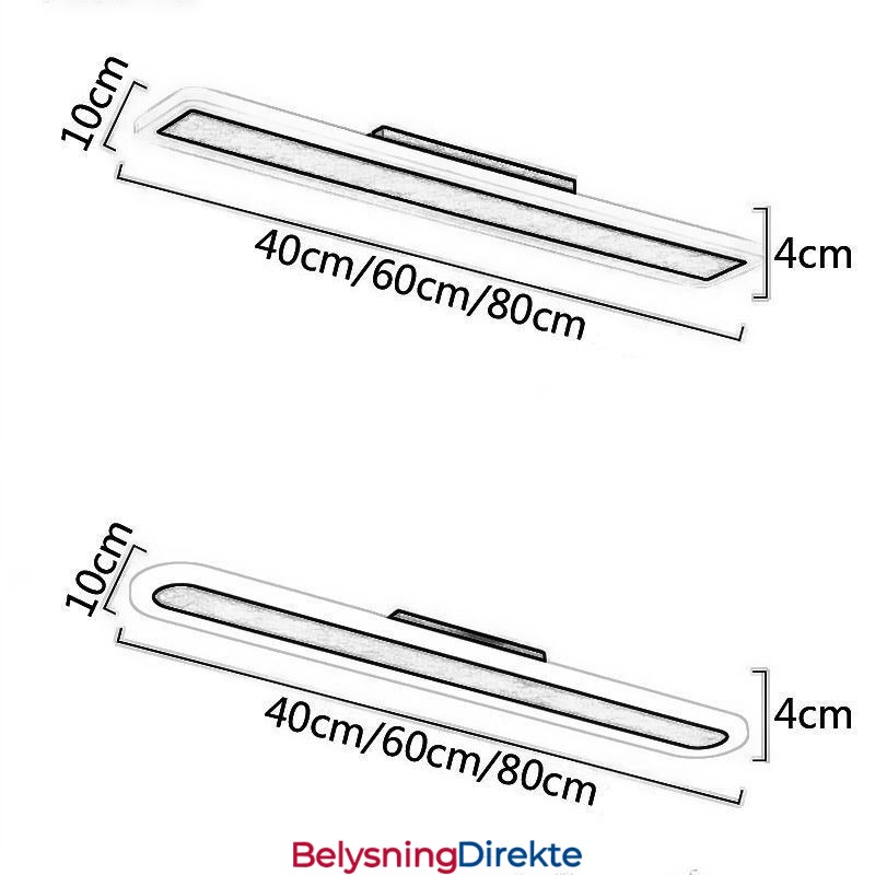 Nordisk Stil Innfelt Taklampe