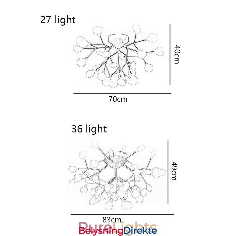Nordisk Minimalistisk Innfelt Taklampe Dekorativ Lampe