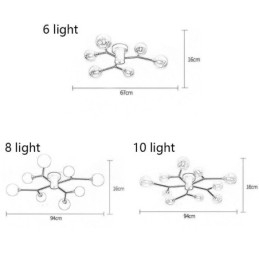 Glass Ball, Innfelt Magic Bean-Taklampe