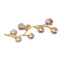 Moderne Minimalistisk Gren Innfelt Glasskuletaklampe