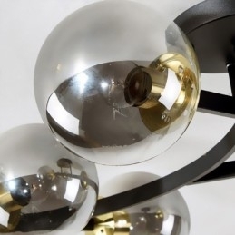 Moderne Minimalistisk Gren Innfelt Glasskuletaklampe