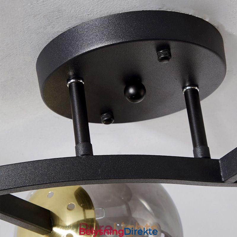 Moderne Minimalistisk Gren Innfelt Glasskuletaklampe