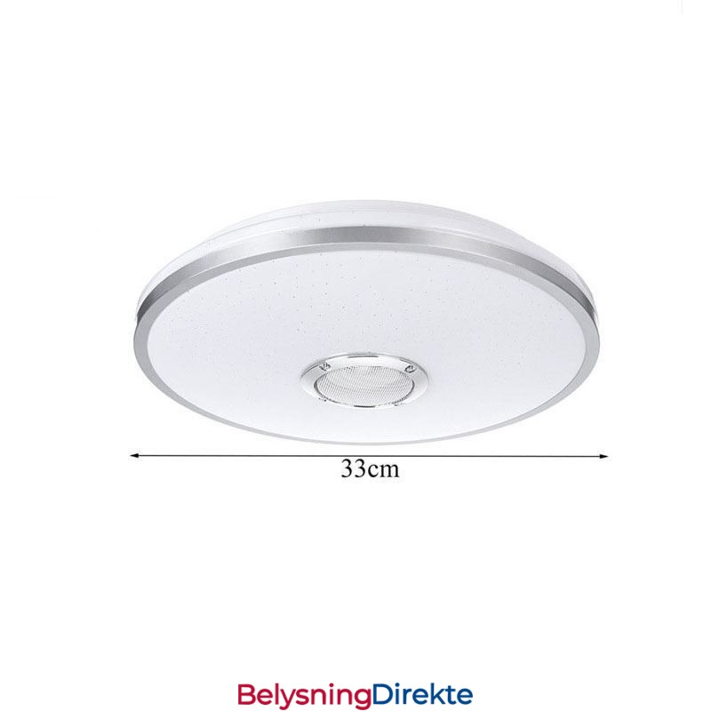 Fargerik Taklampe Med Innfelt Montering Og Timerfunksjon For Bluetooth-Høyttaler