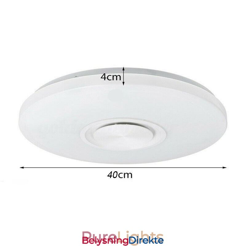 Innfelt Dekorativ Lampe Med Fjernkontroll Og Appkontroll Bluetooth-Høyttalerlampe