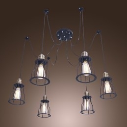 Tradisjonell Klassisk Vintage Mini-Stil Lysekrone Med Maling