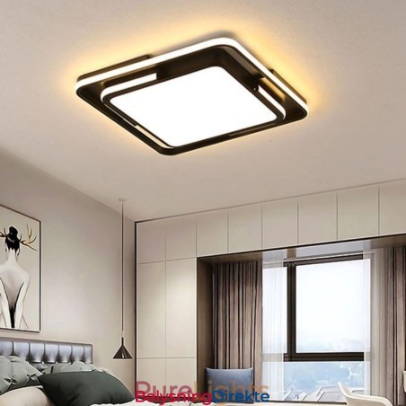 Moderne, Enkel, Innfelt Taklampe, Firkantet Akryllampe