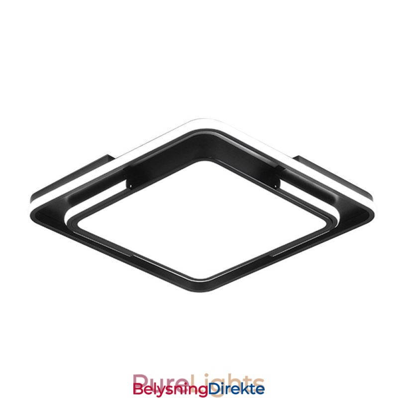 Moderne, Enkel, Innfelt Taklampe, Firkantet Akryllampe