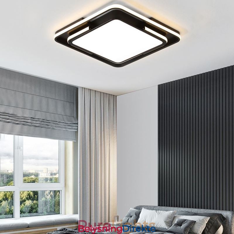 Moderne, Enkel, Innfelt Taklampe, Firkantet Akryllampe