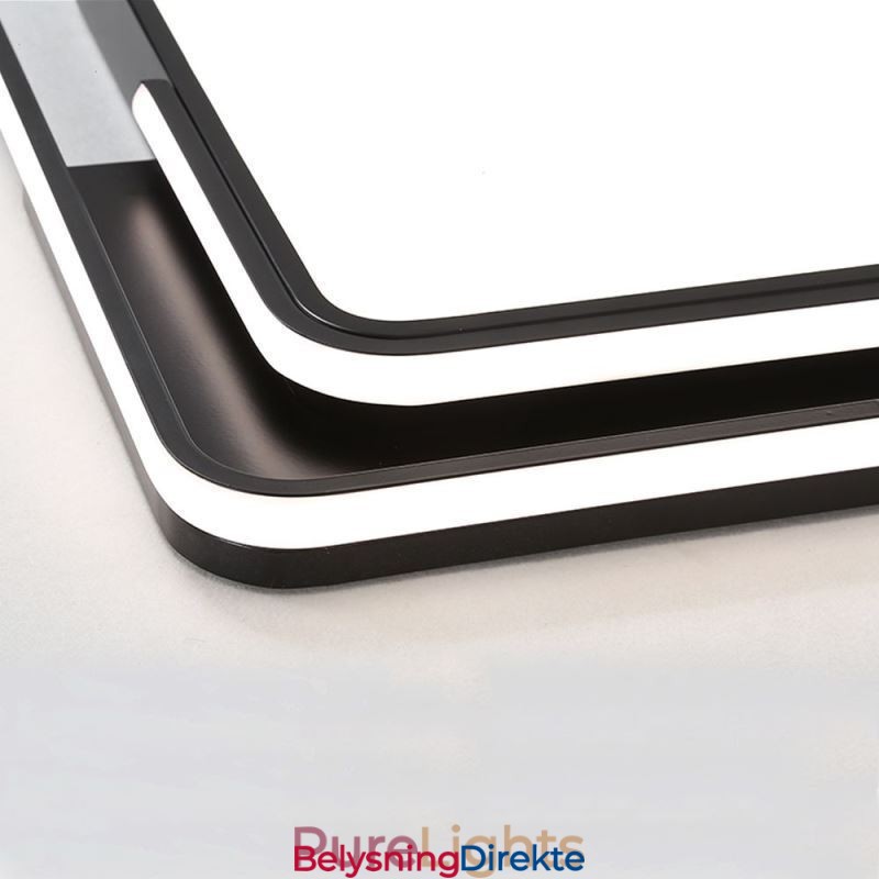 Moderne, Enkel, Innfelt Taklampe, Firkantet Akryllampe