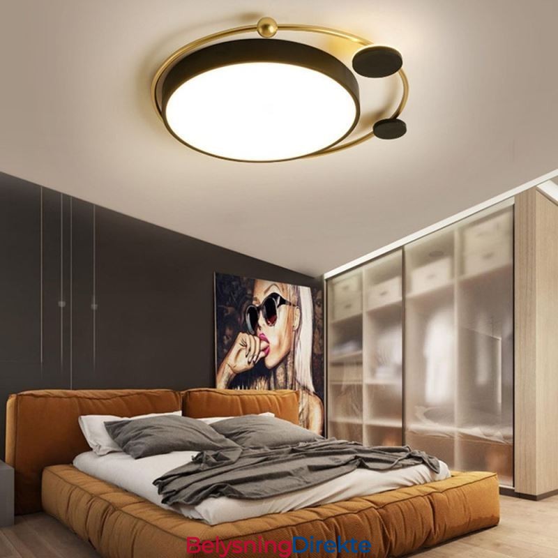Moderne Innfelt Taklampe Sirkelformet Akryl Taklampe