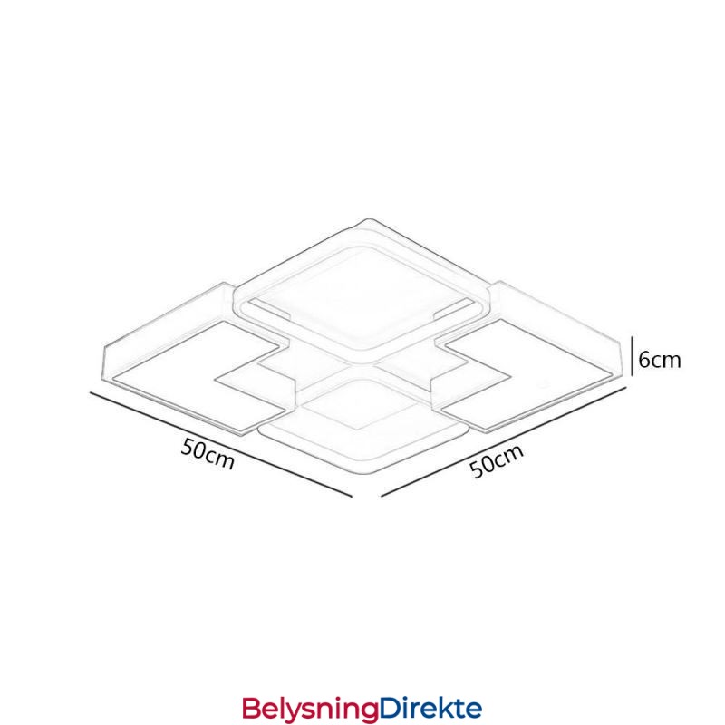 Akryl Innfelt Taklampe Kreativ Dekorasjonsbelysning