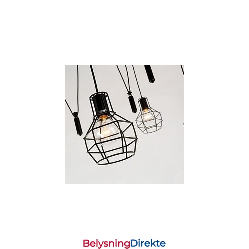 Spisestue Sittende Lysekrone Amerikanske Landlige Lamper Og Lanterner Løft Små Bur Dråpelys