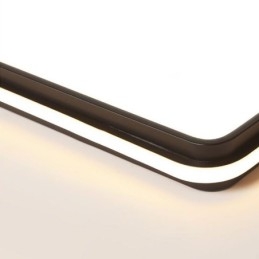 Minimalistisk Firkantet Innfelt Taklampe Moderne Akrylbelysning