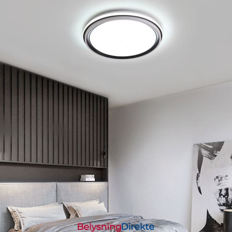 Minimalistisk Sirkulær Innfelt Taklampe Moderne Akrylbelysning