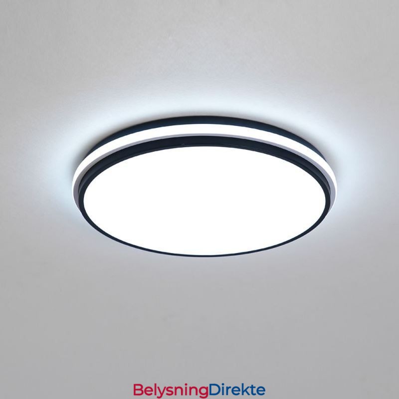 Minimalistisk Sirkulær Innfelt Taklampe Moderne Akrylbelysning