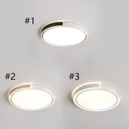 Rund Akryl Taklampe Med Innfelt Montering