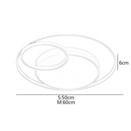 Moderne Sirkulær Innfelt Taklampe