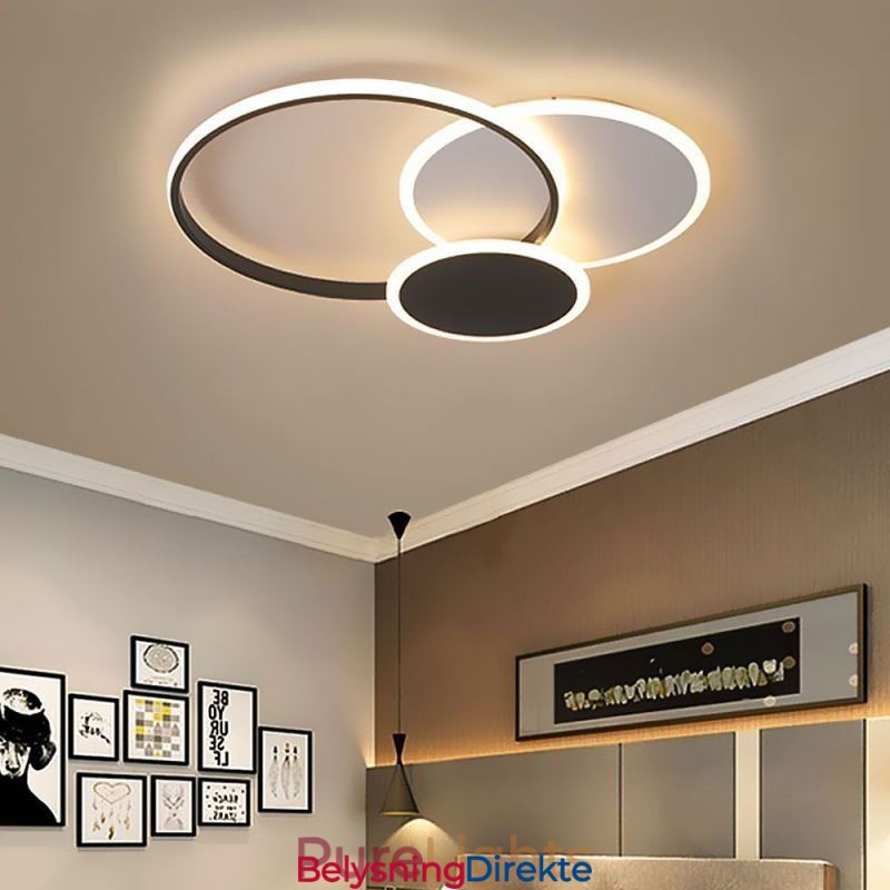 Rund, Innfelt Lampe, Moderne Akryl Taklampe