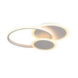 Rund, Innfelt Lampe, Moderne Akryl Taklampe