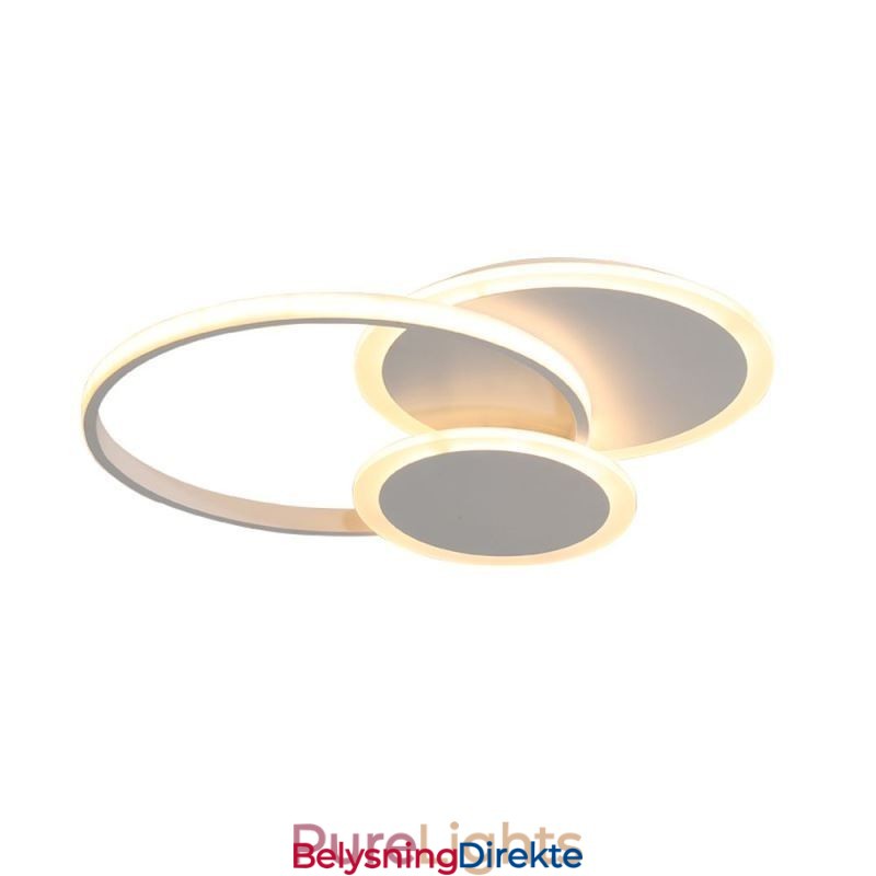 Rund, Innfelt Lampe, Moderne Akryl Taklampe