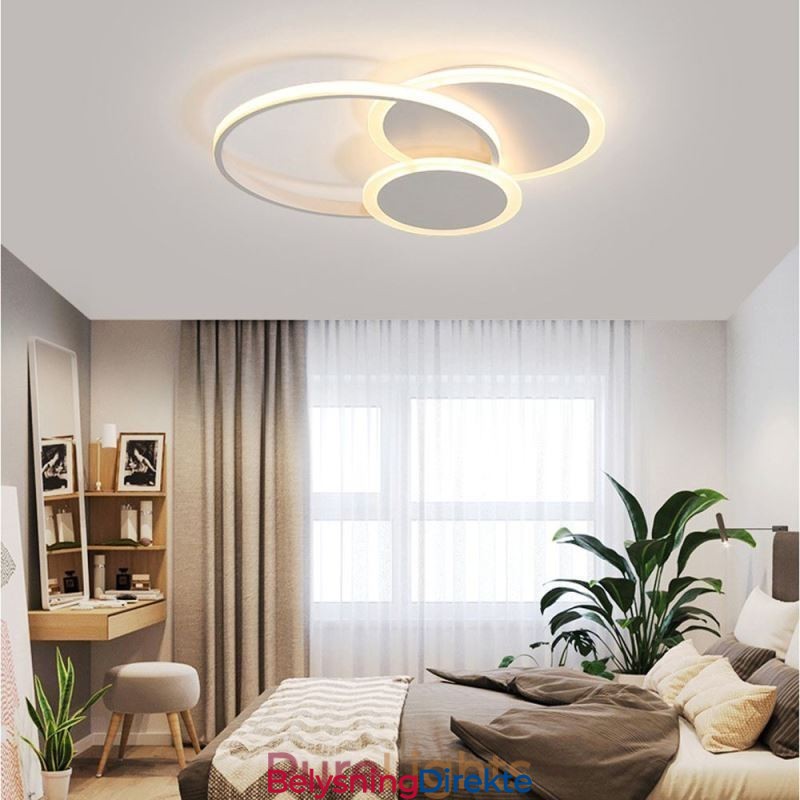 Rund, Innfelt Lampe, Moderne Akryl Taklampe