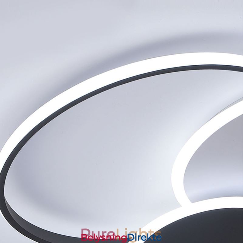 Rund, Innfelt Lampe, Moderne Akryl Taklampe