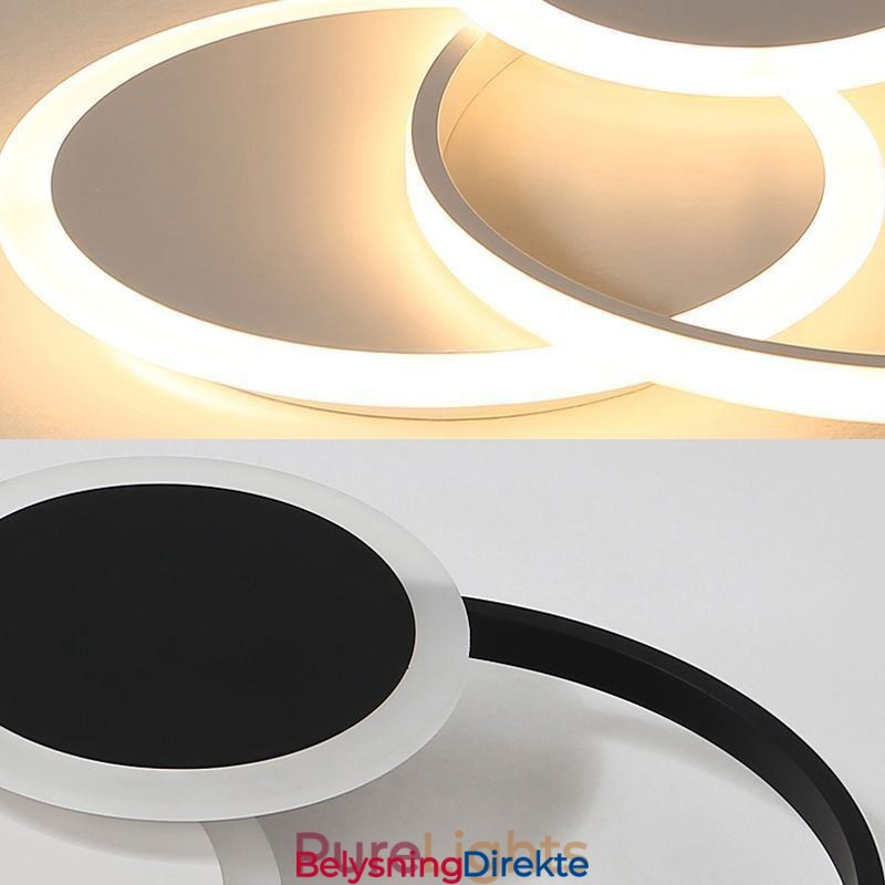 Rund, Innfelt Lampe, Moderne Akryl Taklampe