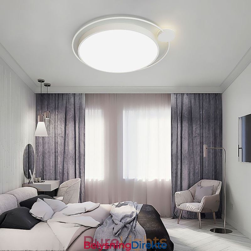 Enkel, Rund, Innfelt Lampe I Akryl