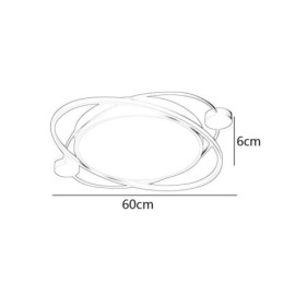 Moderne Taklampe Planet Innfelt Taklampe