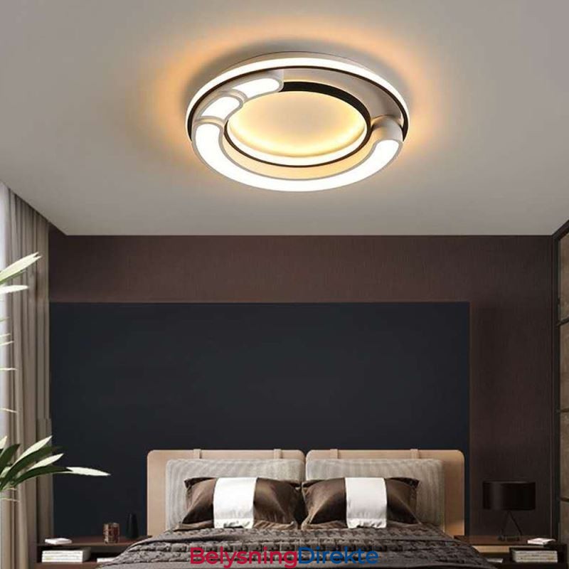 Sirkulær Innfelt Lampe I Akryl