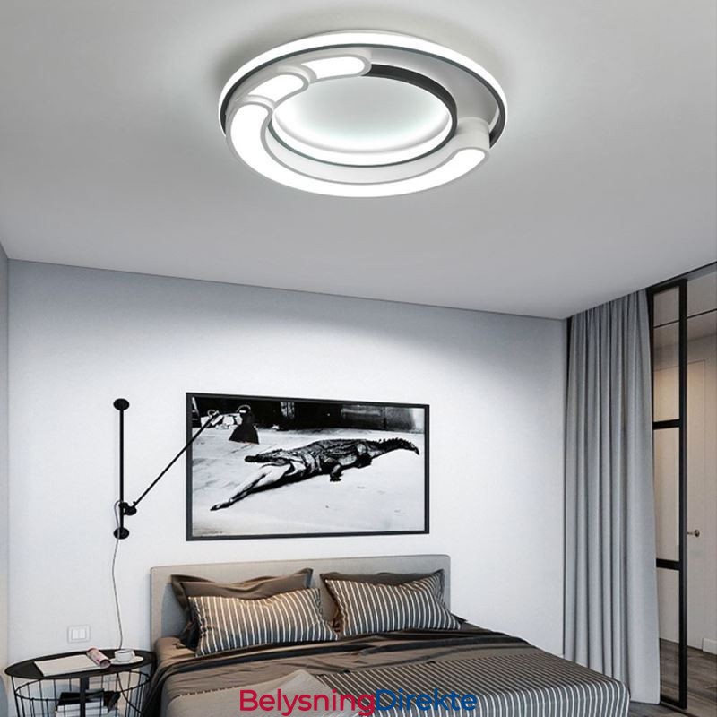 Sirkulær Innfelt Lampe I Akryl