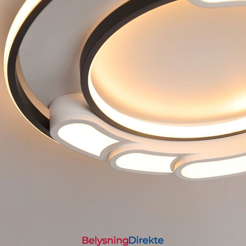 Sirkulær Innfelt Lampe I Akryl